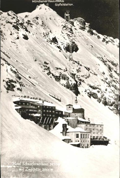 Zugspitze Gipfelstation Hotel Schneefernerhaus