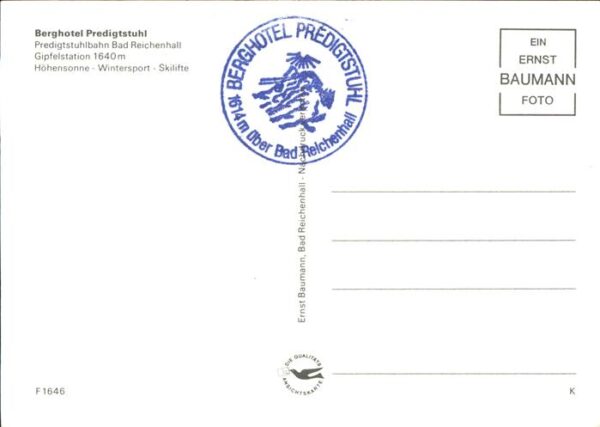 Bad Reichenhall Berghote Predigtstuhl – Bild 2