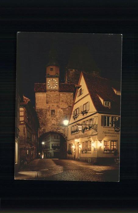 Rothenburg Tauber Markusturm St. Marks Tower