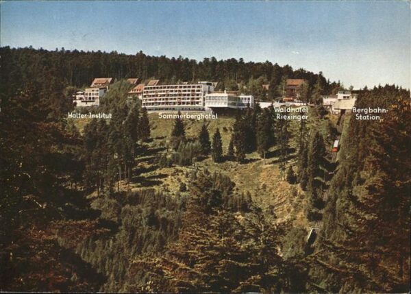 Bad Wildbad Bergbahn-Station Sommerberghotel