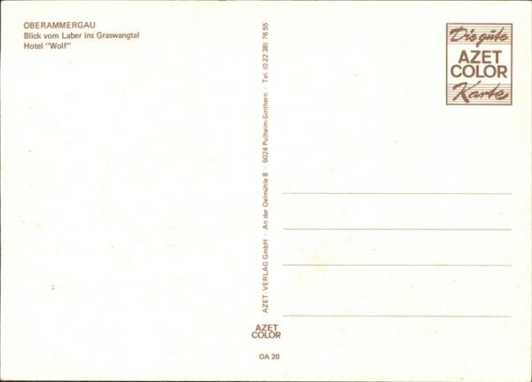 Oberammergau Laber Graswangtal Hotel Wolf – Bild 2