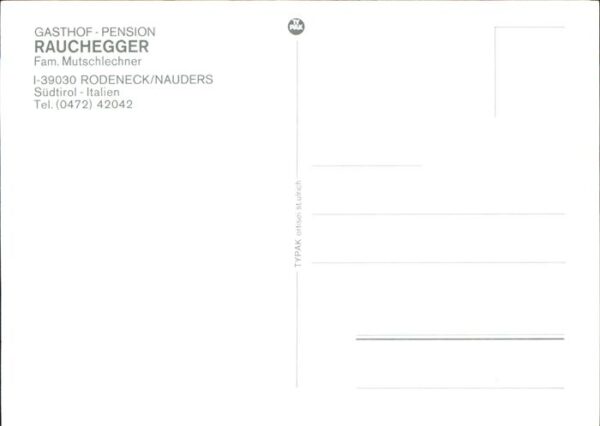 Nauders Tirol Rodeneck Südtirol Gasthof Rachegger – Bild 2