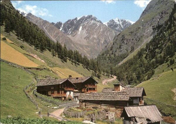 Schnals Bozen Suedtirol Vorderkaser Pfossental