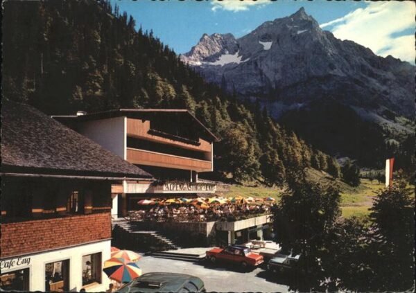 Karwendel Alpengasthof Cafe Eng