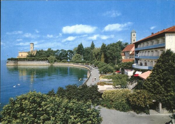 Langenargen Bodensee Bodenseekurort Uferpromenade St. Martin