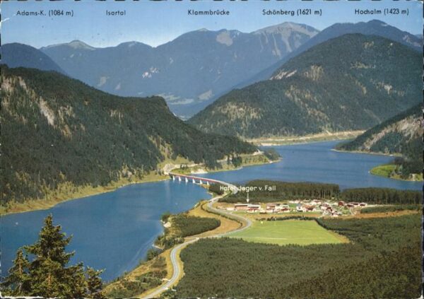 Sylvenstal Sylvensteinsee Insartal Klammbrücke Sch