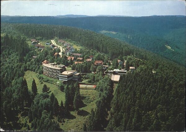Wildbad Schwarzwald Sommerberghotel Fliegeraufnahme