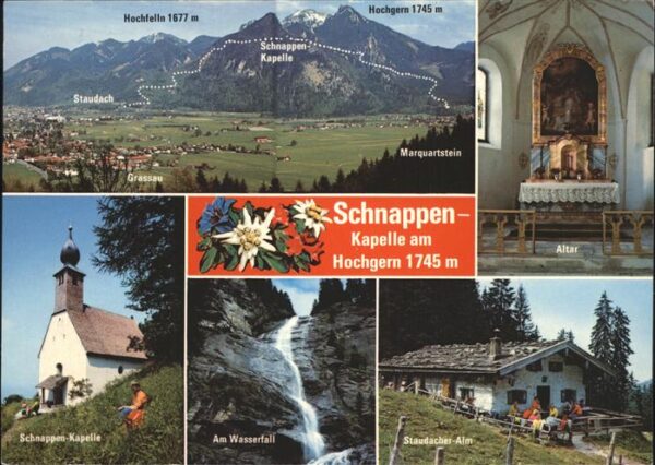 Staudach Oberbayern Schnappen Kapelle Hochgern Altar Marqua