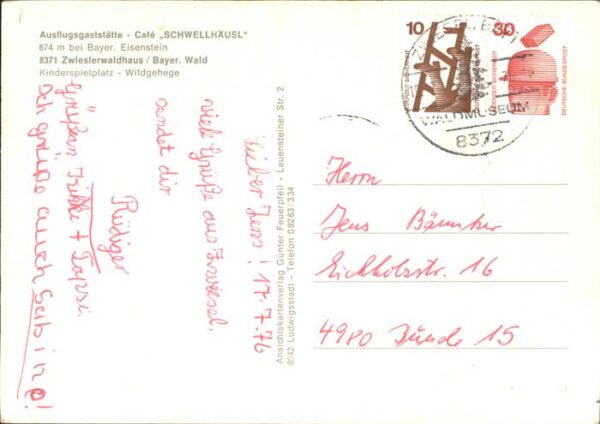 Zwieslerwaldhaus Ausflugsgaststätte – Bild 2