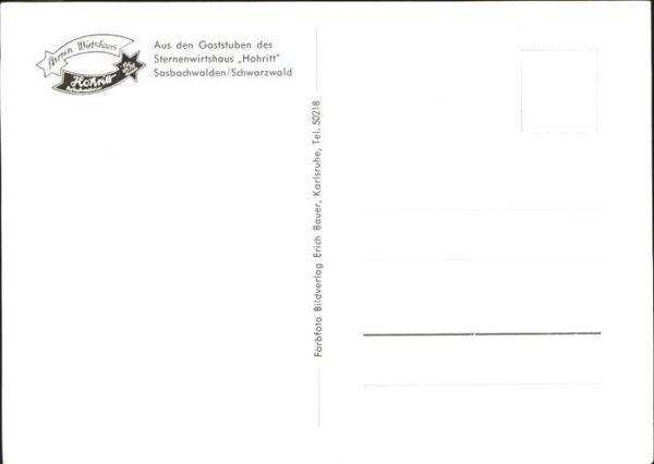 Sasbachwalden Sternenwirtshaus Hohritt – Bild 2