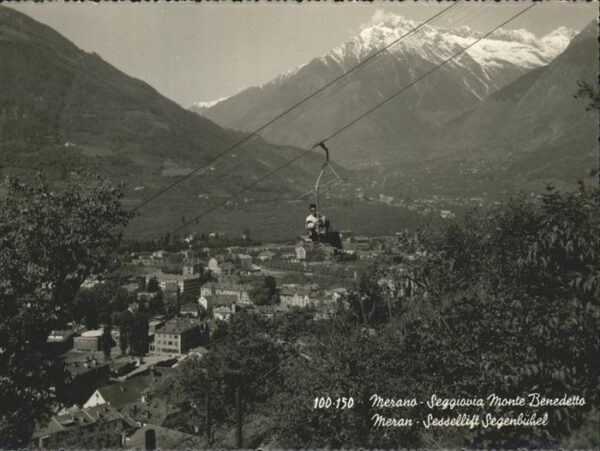 Merano Meran Seggiovia Monte Benedetto Sessellift