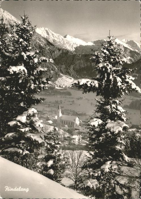 Hindelang Bad Oberdorf Allgäuer Alpen Winter