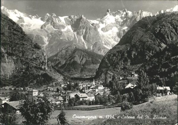 Italien Italia Italy Courmayetir Catena del M. Bianco