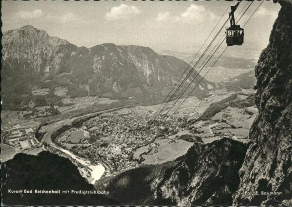 Bad Reichenhall Predigtstuhlbahn Seilbahn Kurort