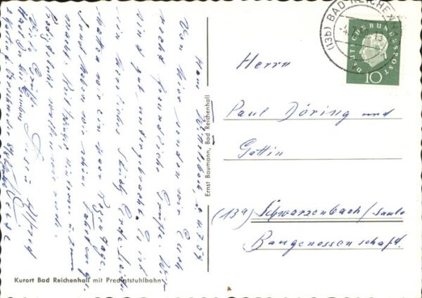 Bad Reichenhall Predigtstuhlbahn Seilbahn Kurort – Bild 2