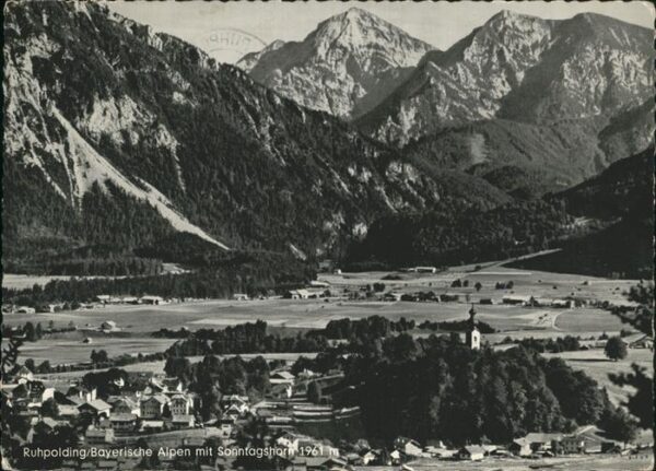 Ruhpolding Bayrische Alpen Sonntagshorn