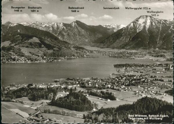 Bad Wiessee Rottach-Egern Tegernsee Wallberg Sonnen
