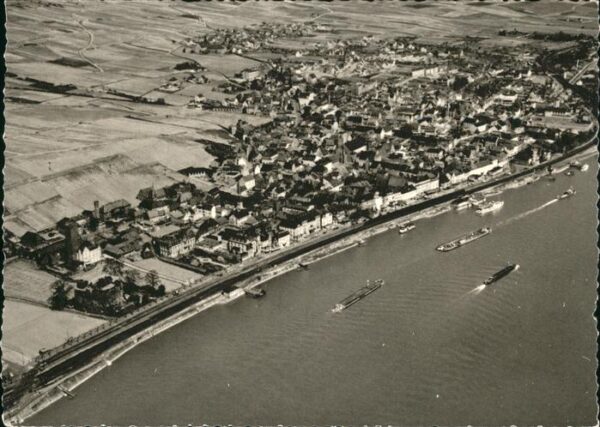 Ruedesheim Rhein Fliegeraufnahme
