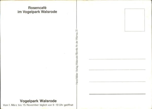 Walsrode Lueneburger Heide Rosencafe Vogelpark – Bild 2