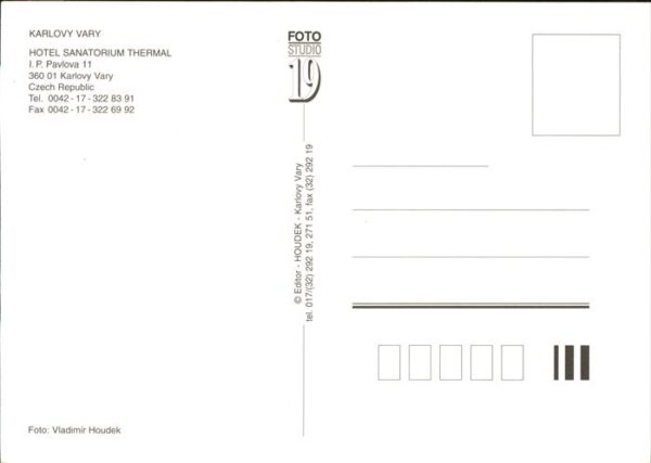 Tschechische Republik Hotel Sanatorium Thermal – Bild 2