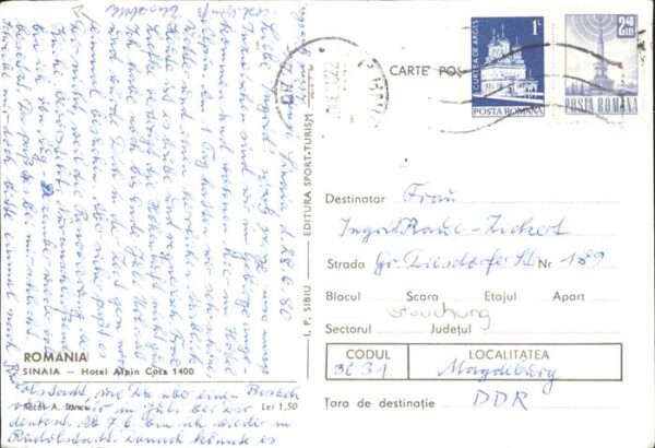 Rumaenien Sinaia Hotel Alpin Cota Seilbahn – Bild 2