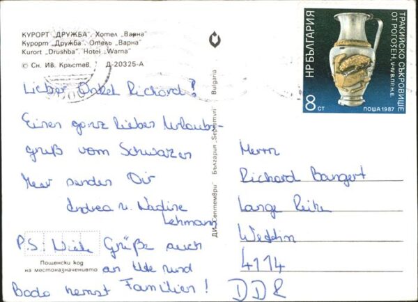 Bulgarien Kurort Drushba Hotel Warna – Bild 2