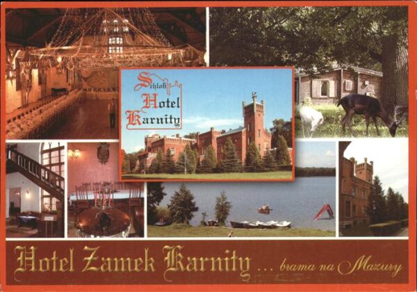 Masuren Niedersee Ostpreussen Schloß Hotel Karnity