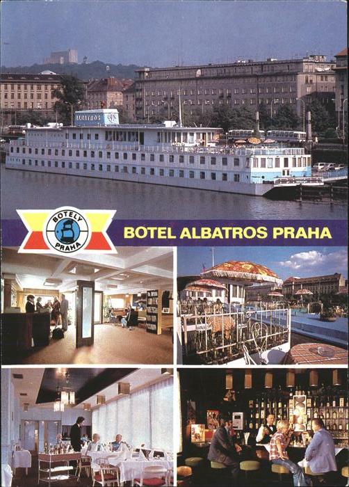 Praha Prahy Prague Botel Albatros Schiff