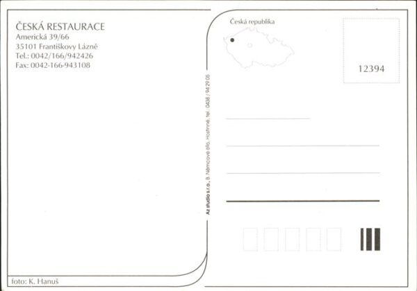 Frantiskovy Lazne Ceska Restaurace – Bild 2