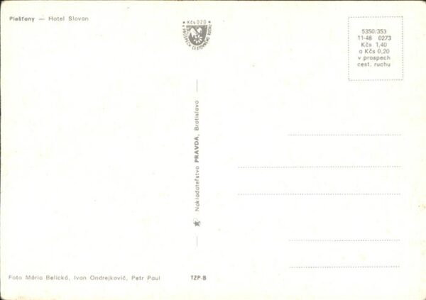 Bratislava Pressburg Pozsony Hotel Slovan – Bild 2