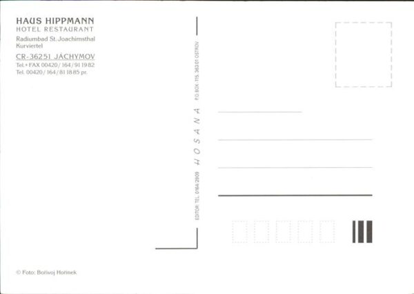 Jachymov Haus Hippmann Hotel Restaurant – Bild 2