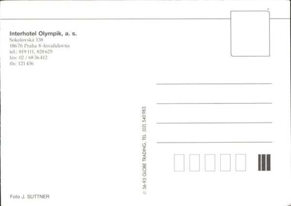 Praha Prahy Prague INterhotel Olympik – Bild 2