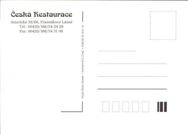 Frantiskovy Lazne Ceska Restaurace – Bild 2