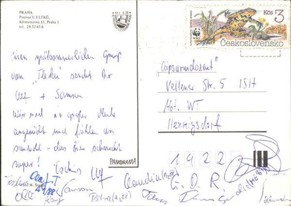 Praha Prahy Prague Pivovar U Flekü – Bild 2