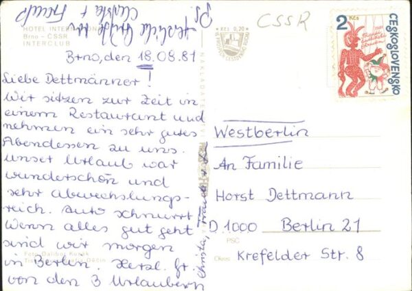 Brno Bruenn Interclub International Hotel – Bild 2