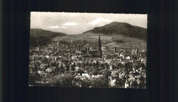 Freiburg Breisgau Blick ?ber die Stadt mit M?nster