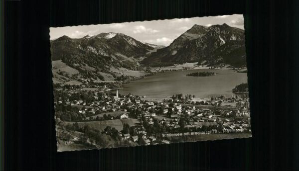 Schliersee Panorama mit Brecherspitze und Jägerkam