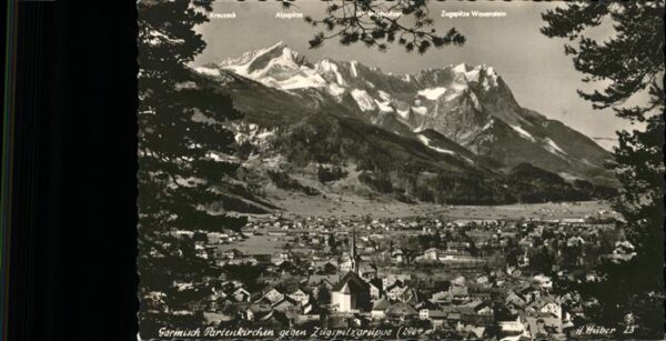 Garmisch-Partenkirchen gegen Zugspitzgruppe