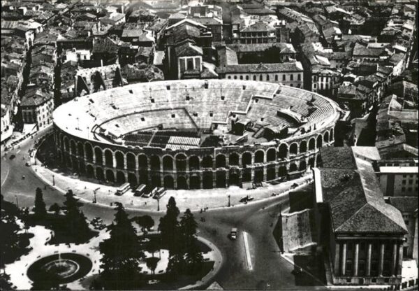 Verona Veneto Panorama Anfiteatro veduta aerea Amphit