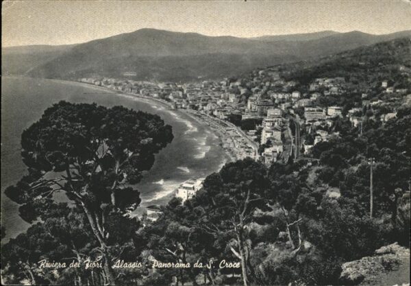 ALASSIO Savona Liguria IT Panorama da S. Croce Riviera dei Fiori