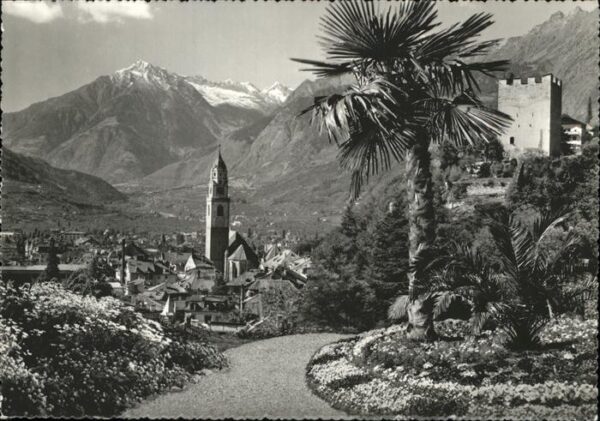 Merano Meran Promenade Park St. Nikolaus Kirche