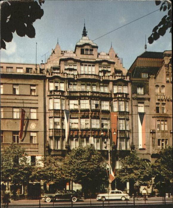 Praha Prahy Prague Interhotel Ambassador