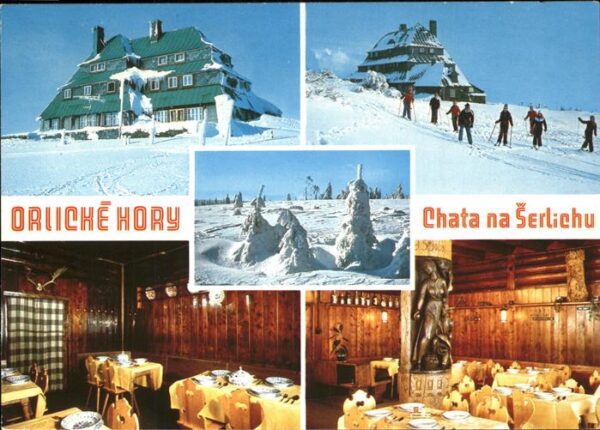 Destne Chata CSTV na Serlichu Wintersportplatz