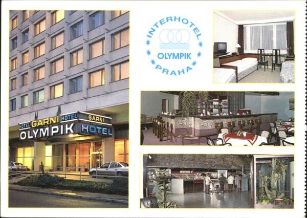 Praha Prahy Prague Interhotel Olympik Garni Empfang Bar
