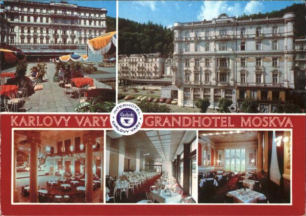 Karlovy Vary Interhotel Grandhotel Moskva Speisesaal