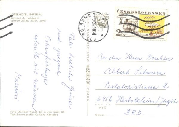 Ostrava Interhotel Imperial Bar Restaurant – Bild 2