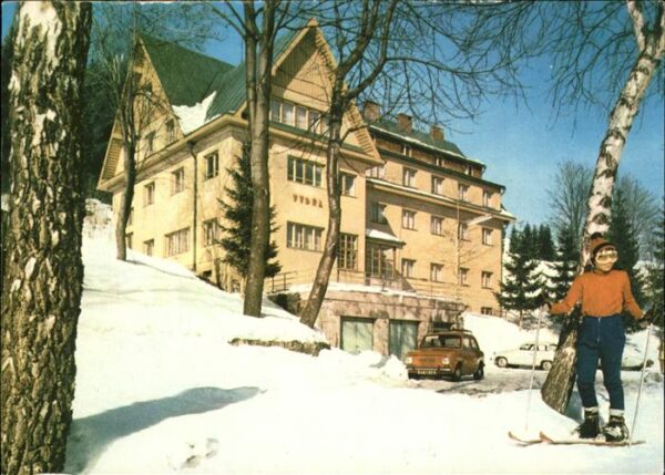 Srni Chata Vydra Berghaus Skifahrer Wintersp