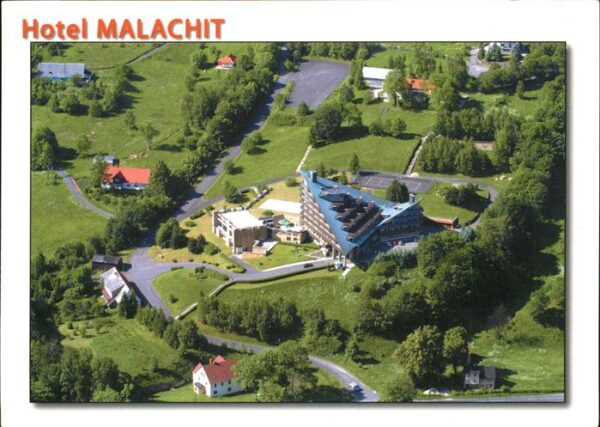 Bad Flinsberg Swieradow Zdroj Hotel Malachit Fliegeraufnahme