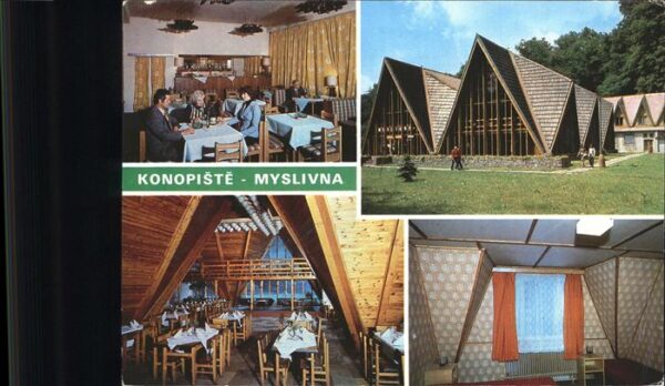 Konopiste Tschechien Myslivna Jägerhaus Restaurant