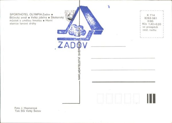 Stachy Susice Okres Pachatice Sporthotel Olympia Zadov Restaurant Ski – Bild 2